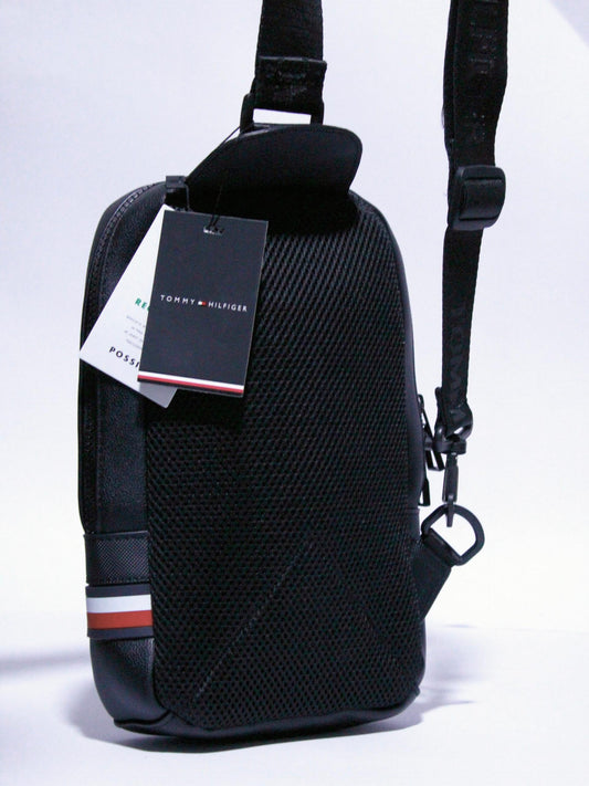 TH Black Leather Bag For Men 52#