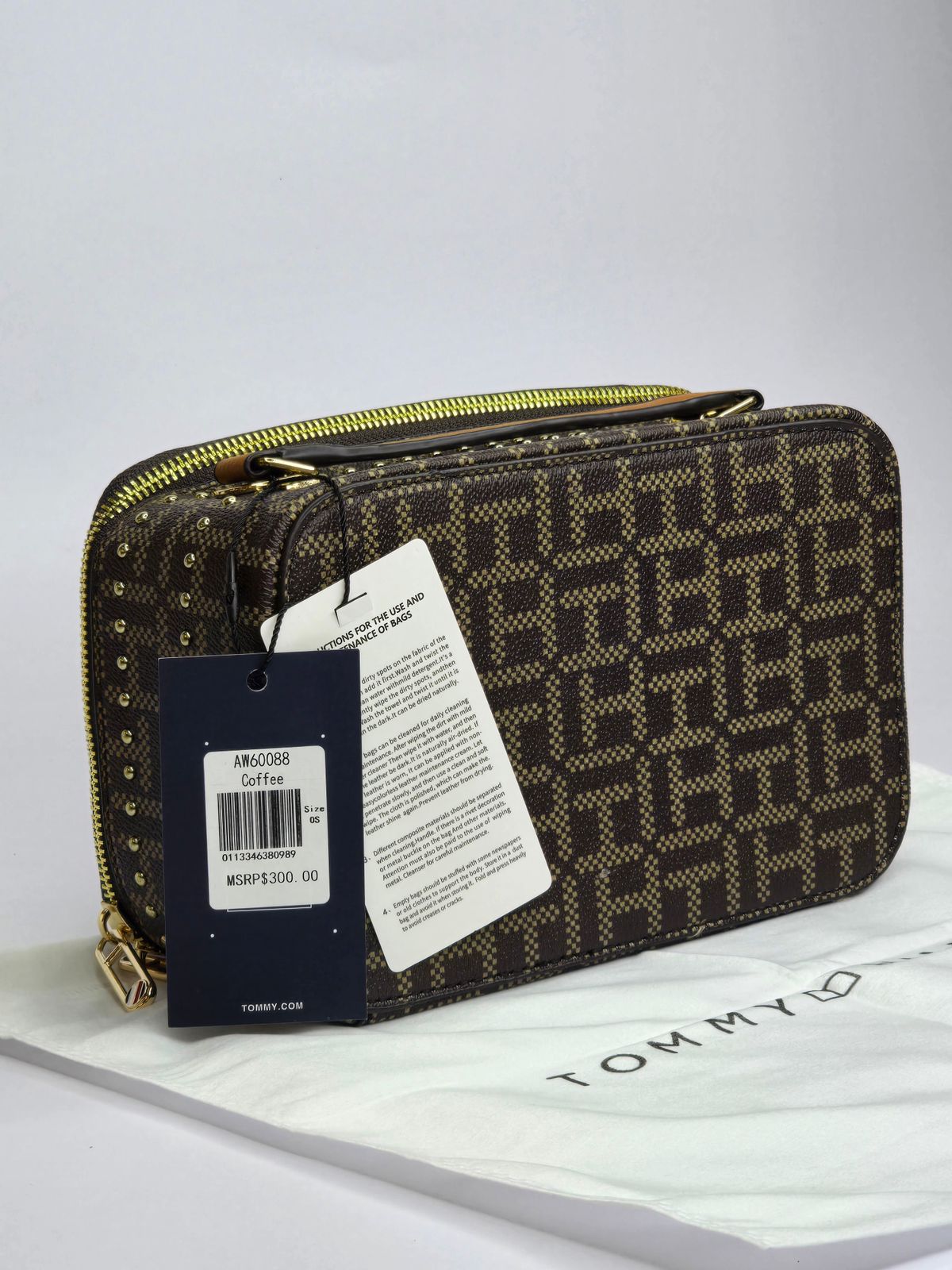 Tommy Hilfiger Brown monogram Bag For Women #36