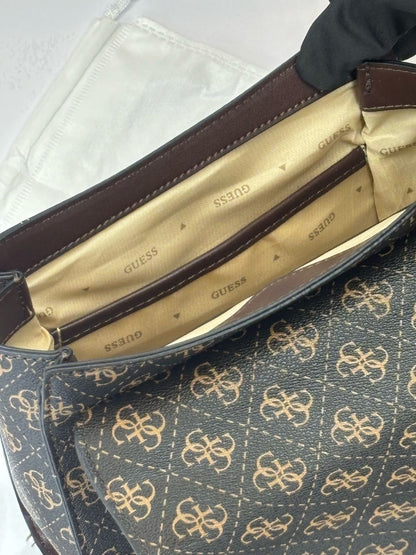 GU  Monogram Flap Satchel Bag For Women 80#