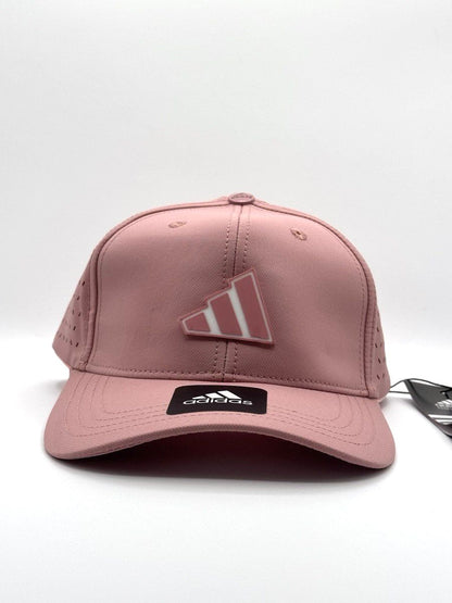 Adidas Unisex Three-Bar Logo Performance Cap - Pink