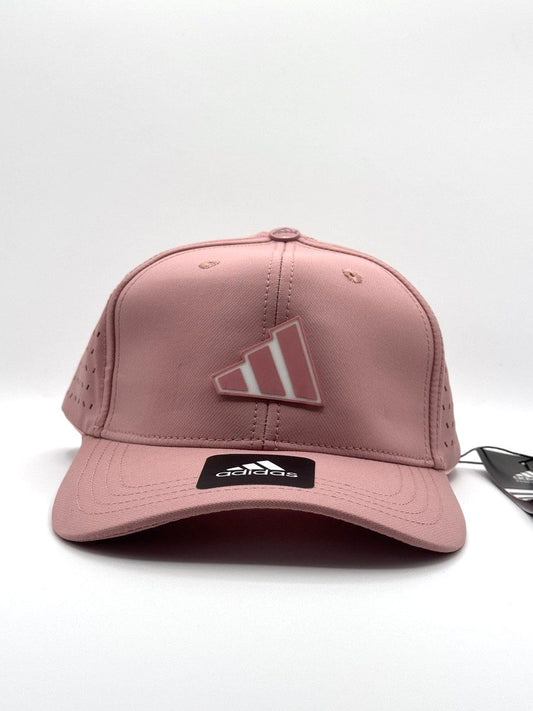Adidas Unisex Three-Bar Logo Performance Cap - Pink