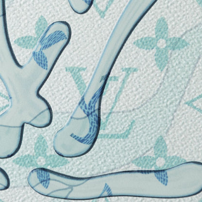 LV Aqua Blue Clutch Bag