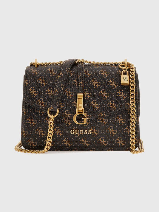 GU Brown Monogram Bag For Women 97#