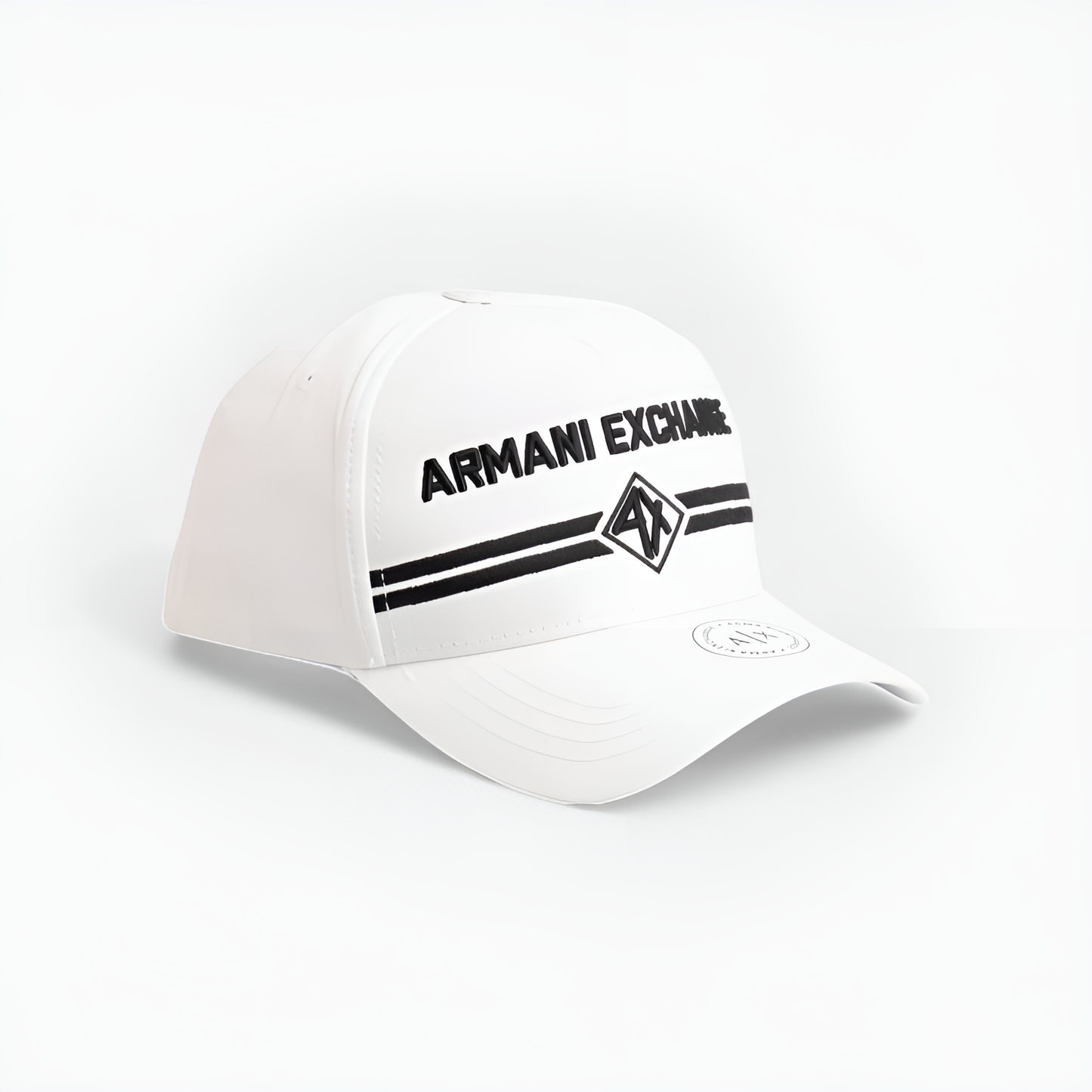 AX Men's White Logo Baseball Cap