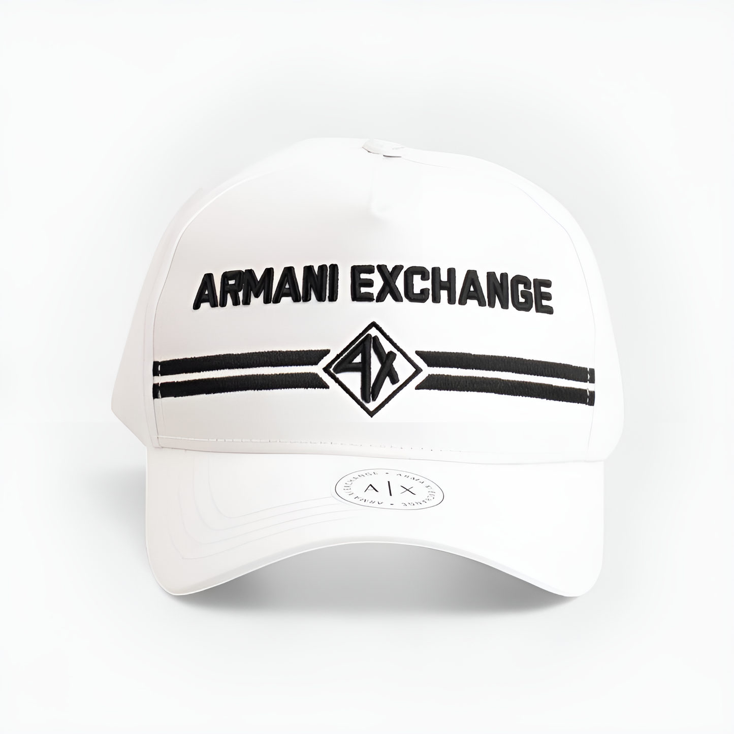 AX Men's White Logo Baseball Cap