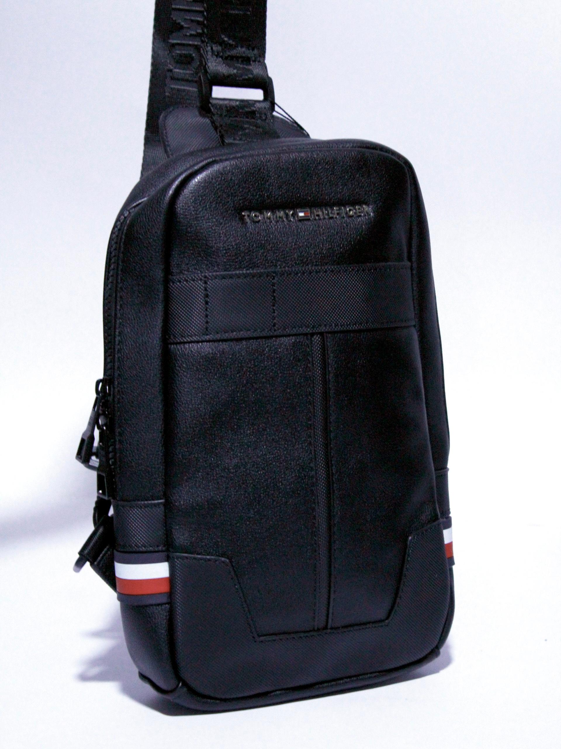 TH Black Leather Bag For Men 52#