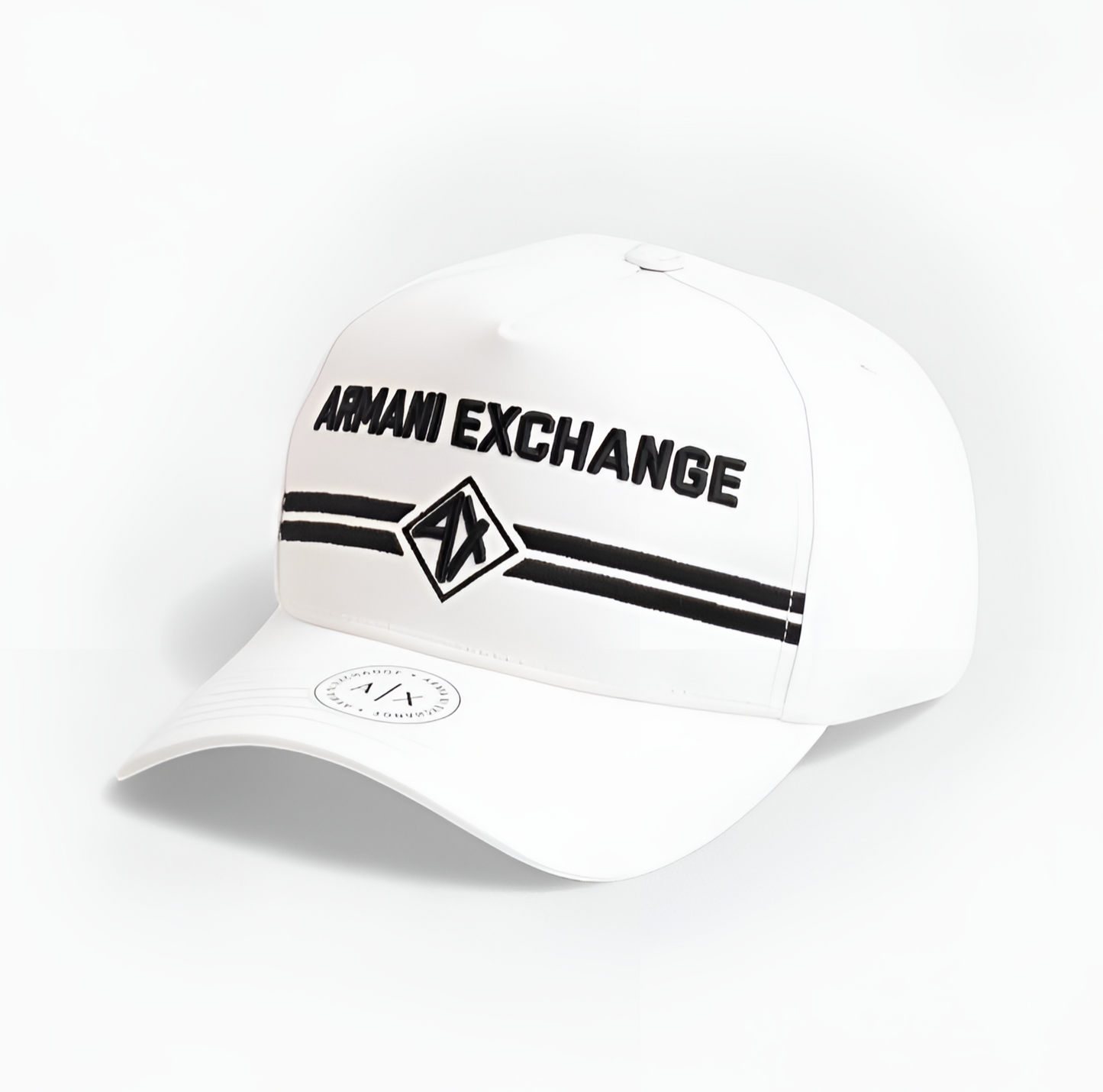AX Men's White Logo Baseball Cap