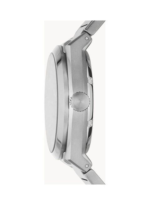 Men’s Stainless Steel Analog Automatic Watch – ME3220 | 42mm Silver & Blue Dial