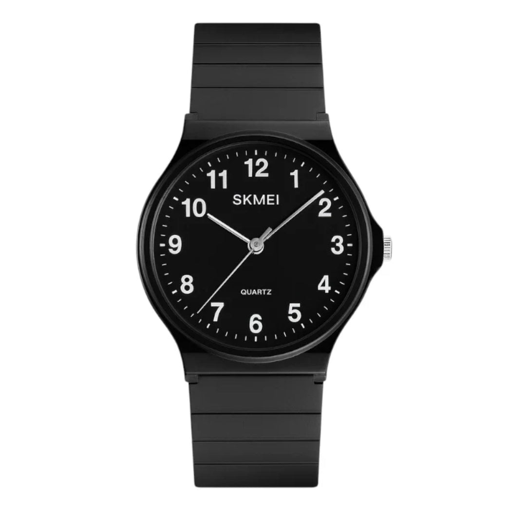 Women’s SKMEI 1491 Watch – Minimal Elegant Black Design | Lightweight & Practical for Daily Wear