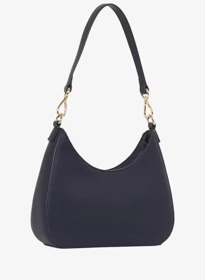 Tommy Hilfiger Crescent Hobo Shoulder Bag – Navy Blue TH Monogram#77
