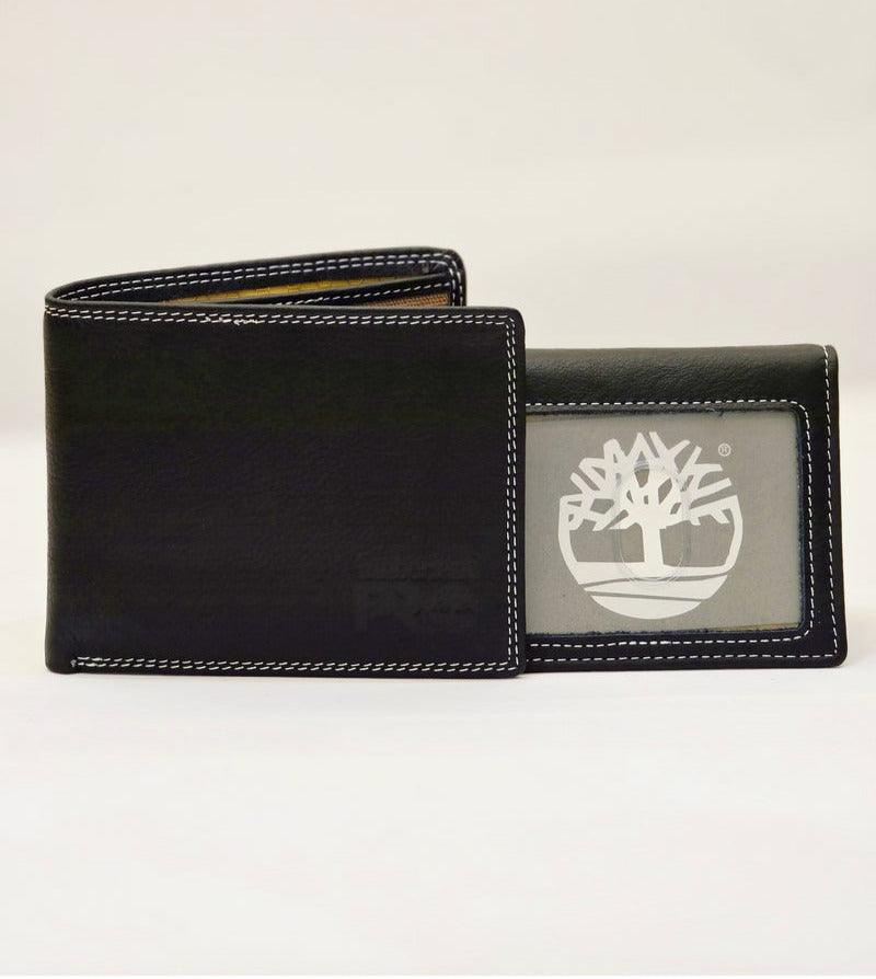 TL Black Leather Wallet For Men 98#