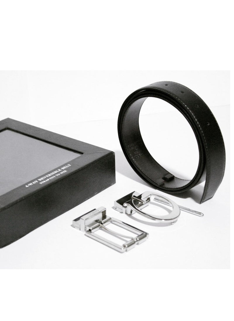 GU Leather Belt-Set For Men 15#