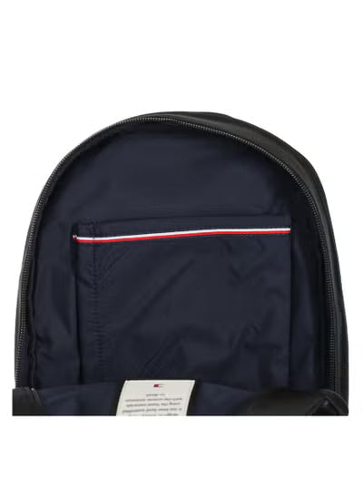 Tommy Hilfiger Denim Men's Essential Backpack – Black Lightweight Laptop & Everyday Backpack#BL-1