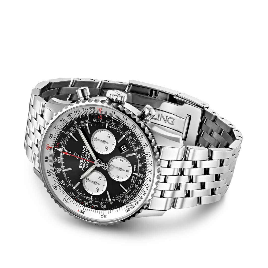 Breitling Navitimer B01 Chronograph 46 Stainless Steel Watch – 46mm – Manufacture Caliber 01 Automatic
