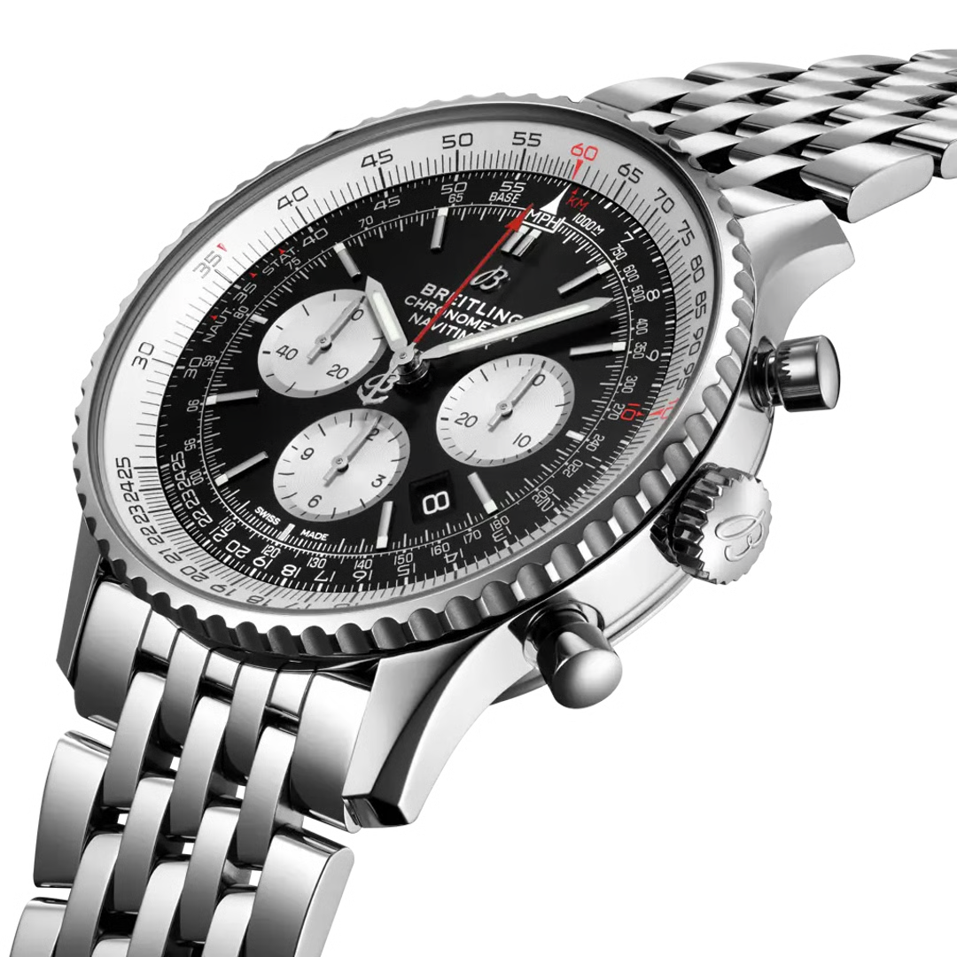 Breitling Navitimer B01 Chronograph 46 Stainless Steel Watch – 46mm – Manufacture Caliber 01 Automatic