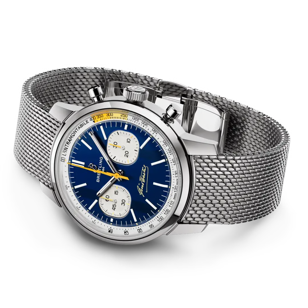 Breitling Top Time B01 Gino Bartali Chronograph Watch – 41mm Stainless Steel – Manufacture Caliber 01 Automatic