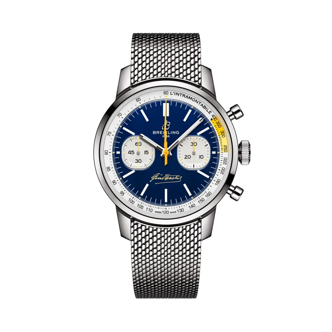 Breitling Top Time B01 Gino Bartali Chronograph Watch – 41mm Stainless Steel – Manufacture Caliber 01 Automatic