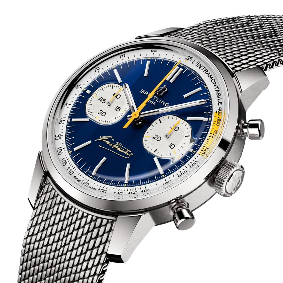 Breitling Top Time B01 Gino Bartali Chronograph Watch – 41mm Stainless Steel – Manufacture Caliber 01 Automatic