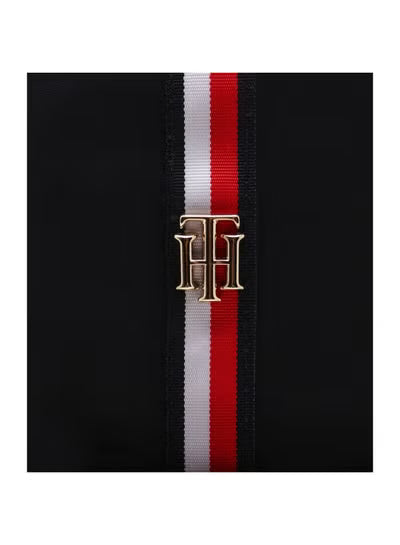 Tommy Hilfiger Black Women’s Backpack AW0AW11338 – Elegant Leather Everyday Backbag#75