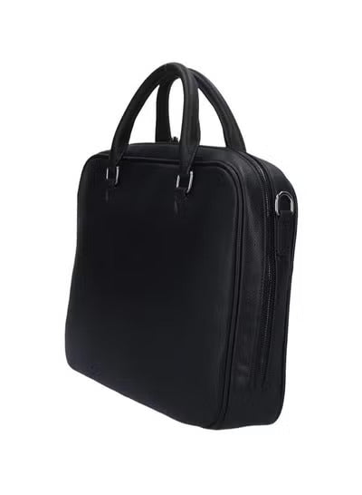 Armani Exchange Black Laptop Bag- Eco-Leather #0004