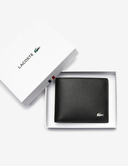 LC Black Leather Wallet For Men 87#