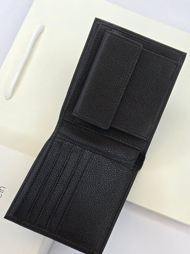 CK Black Leather Wallet For Men #18