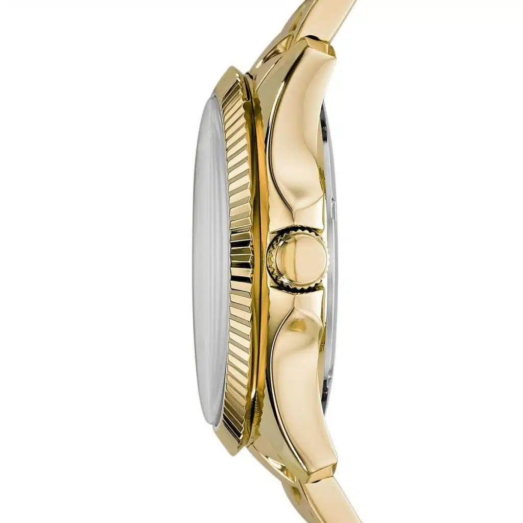 Fossil Cecile Women’s 40 mm Gold Water-Resistant Analog Stainless Steel Watch – Monthly Date (AM4482)