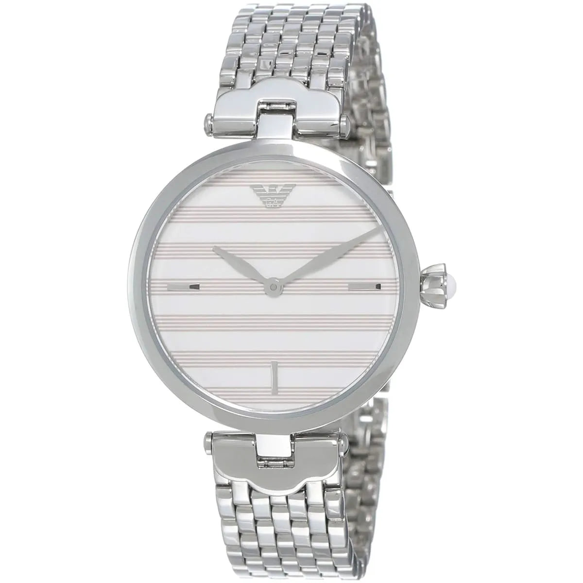 Emporio Armani Arianna AR11195 Women’s Watch – White Dial Stainless Steel Elegant Slim Fashion Watch