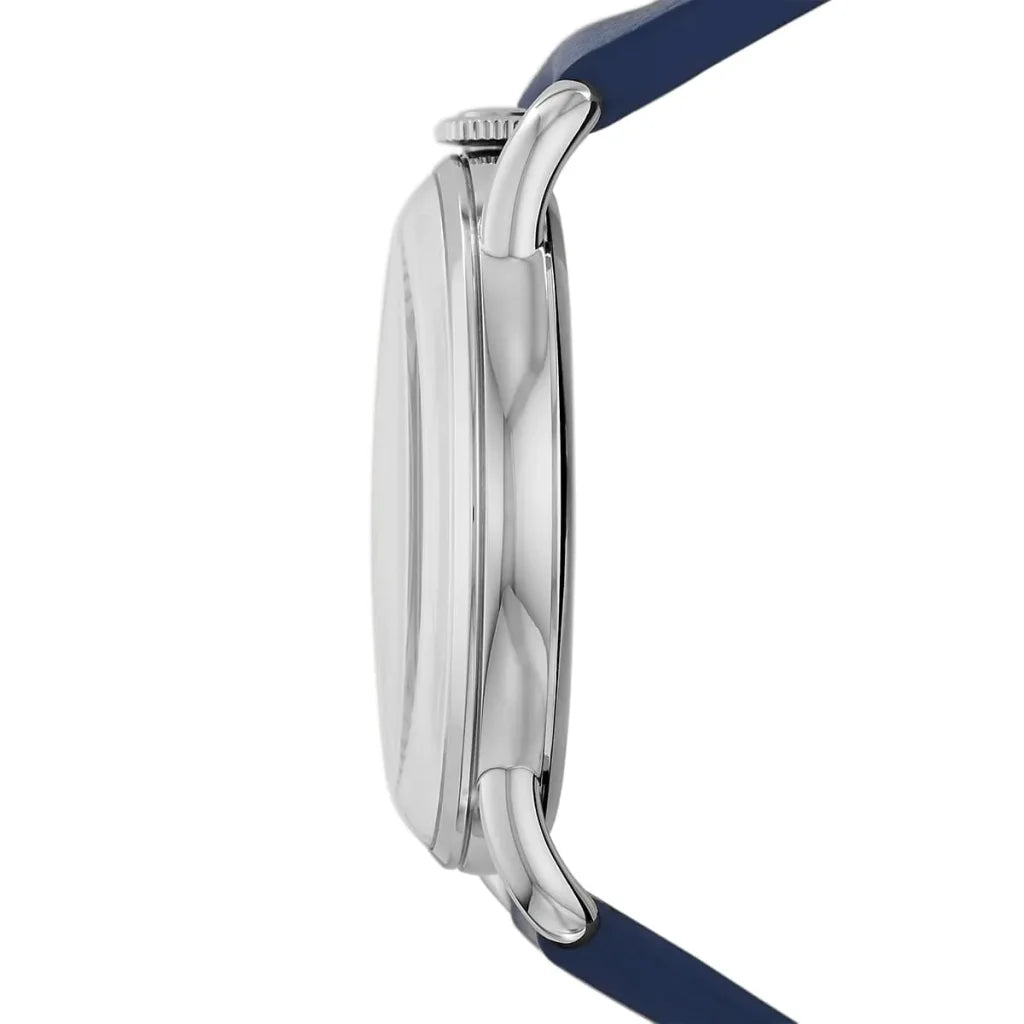 Emporio Armani Aviator AR11335 Men’s Watch – Blue Dial Genuine Leather Strap Elegant Pilot Style Watch