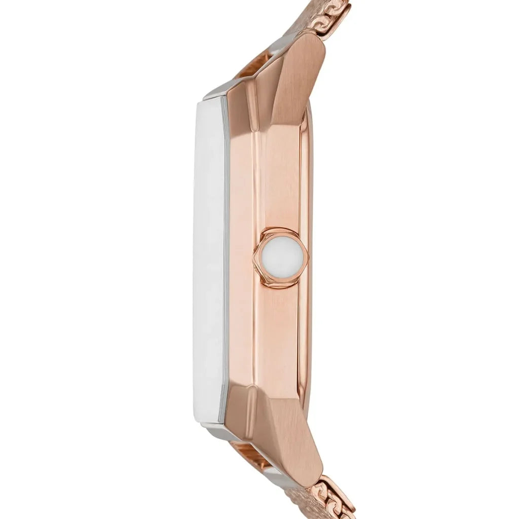 Emporio Armani Gioia AR11347 Women’s Watch – Rose Gold Square Stainless Steel Elegant Fashion Watch