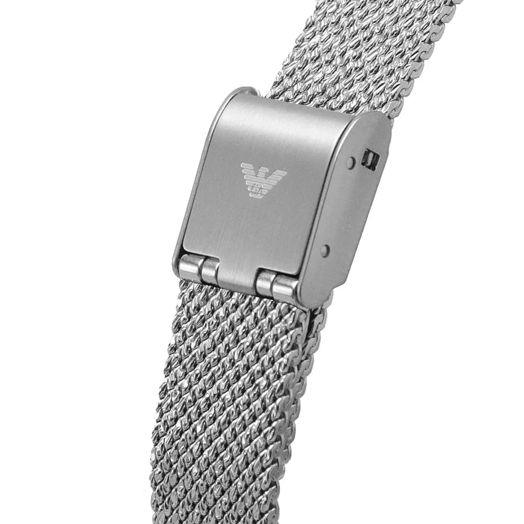 Emporio Armani Rosa AR11380 Women’s Watch – Blue Dial Stainless Steel Elegant Minimal Fashion Watch