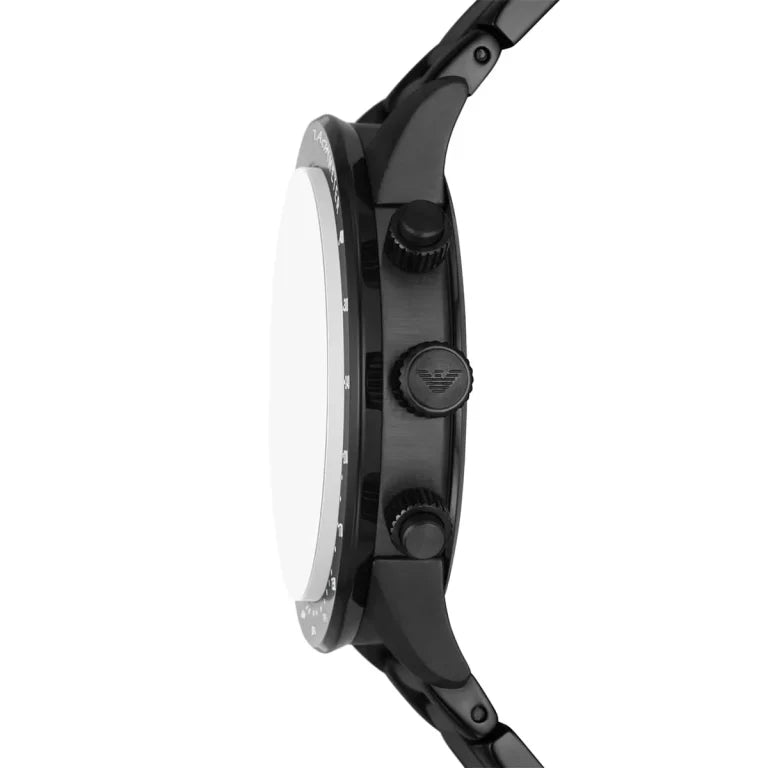 Emporio Armani AR11472 Men’s Analog Watch – 43mm Green Dial with Black Stainless Steel Strap