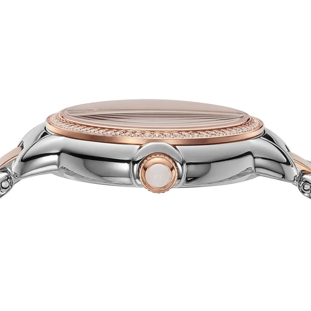Emporio Armani AR11567 Women’s Watch – Mia Collection Two-Tone Stainless Steel (Silver & Rose Gold) 32mm Elegant Design