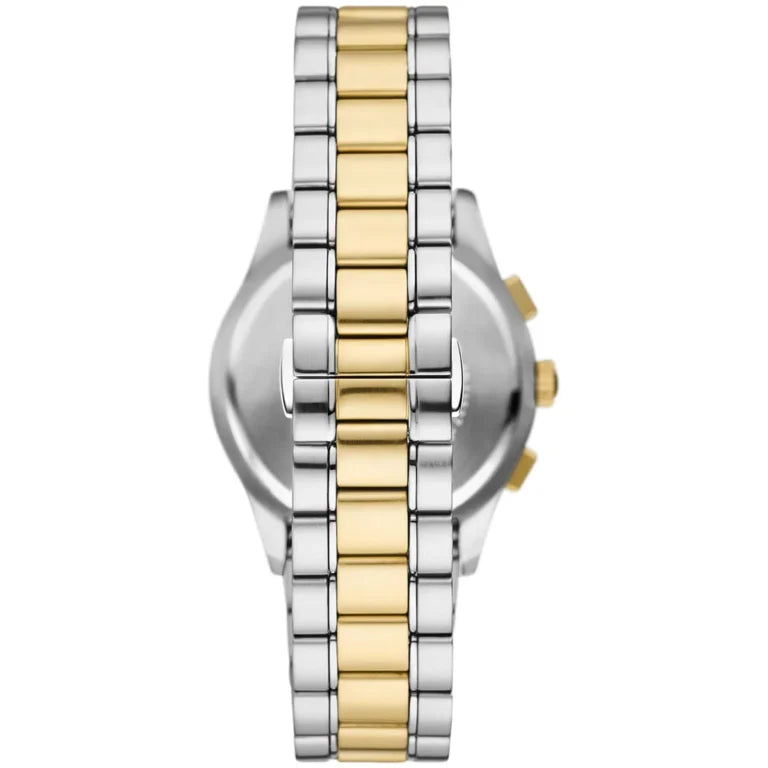Emporio Armani Paolo Watch for Men AR11579 – Blue Dial, Two-Tone Stainless Steel Strap, Quartz, 42mm