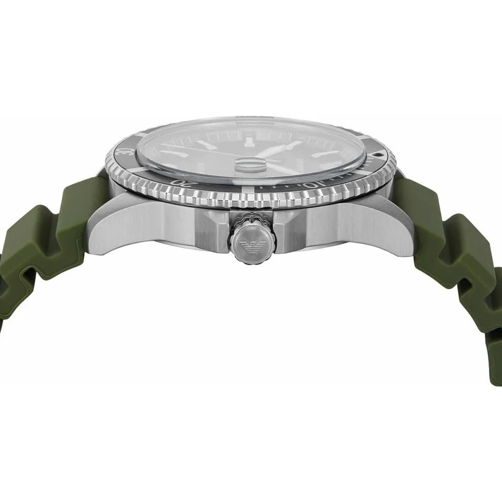 Emporio Armani AR11638 Men’s World Explorer Green Dial Analog Watch