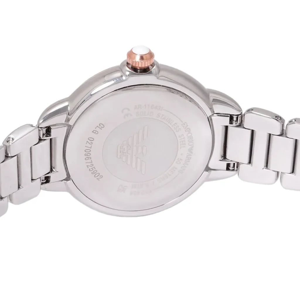 Emporio Armani Mia AR11643 Women’s Watch – Silver Dial Two-Tone Stainless Steel Elegant Fashion Watch