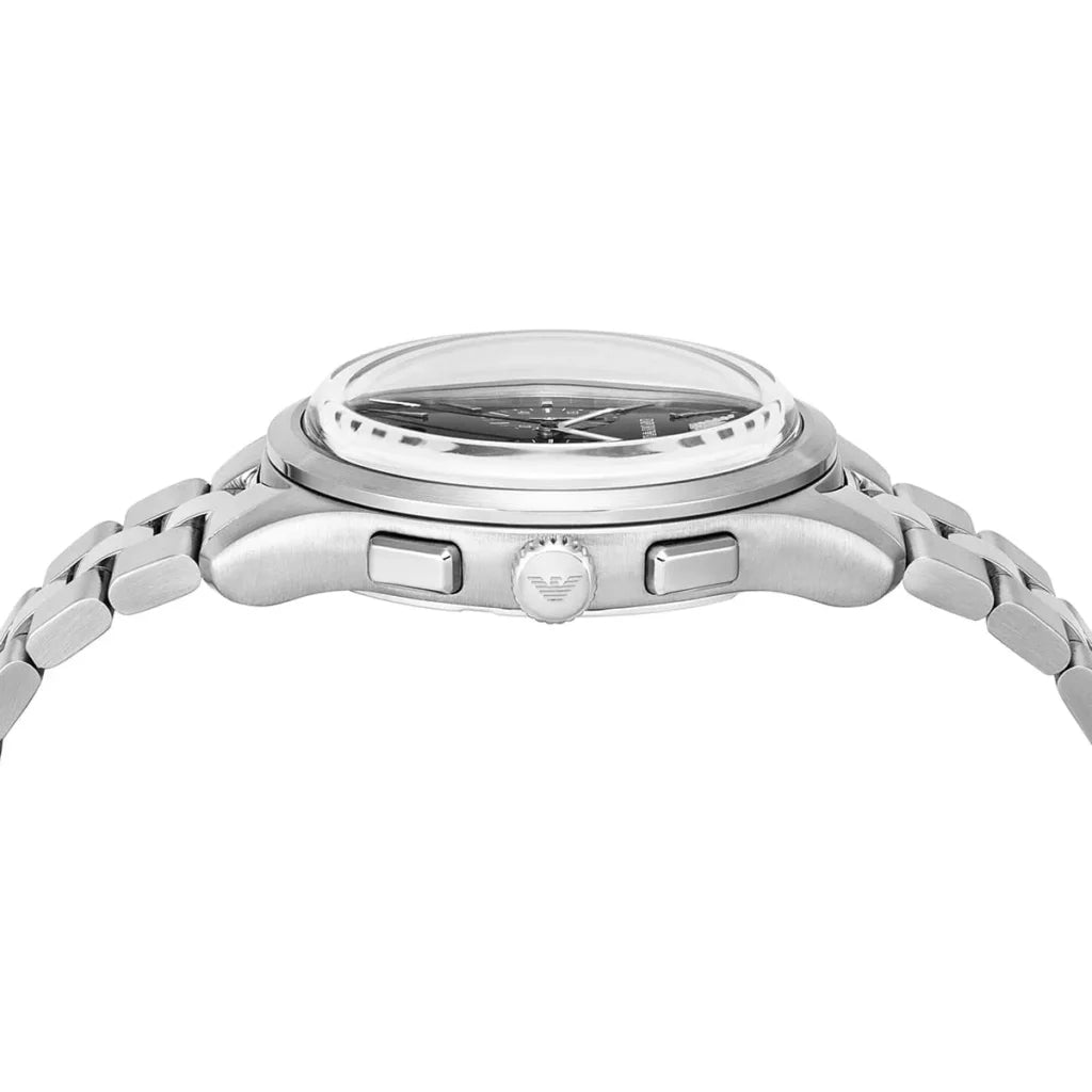 Emporio Armani Emporio Armani Dario Men’s Stainless Steel Watch AR11691 – Black Dial – 42 mm