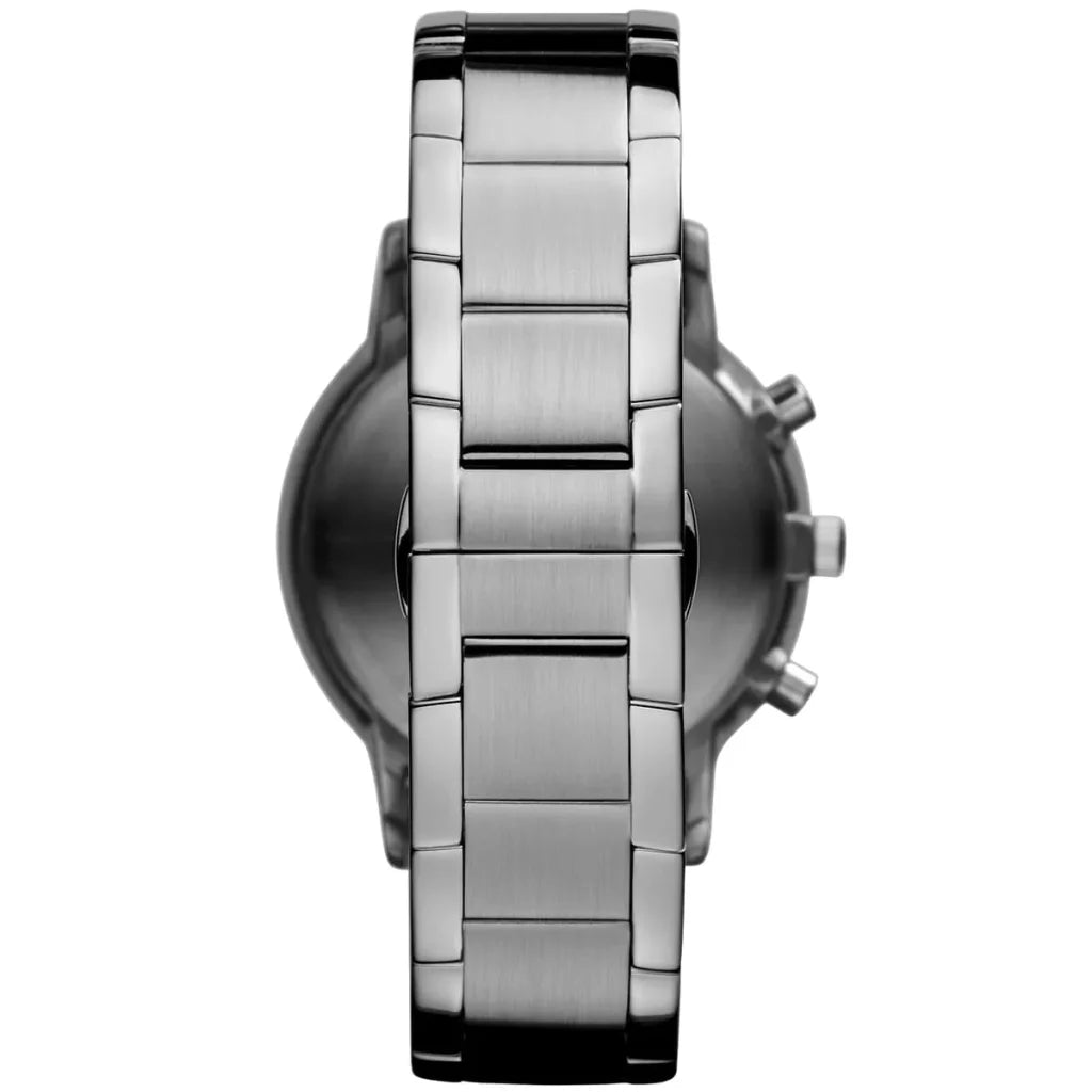 Emporio Armani Renato Uni Women’s Watch AR2459 – White Dial, Silver Stainless Steel, 39mm