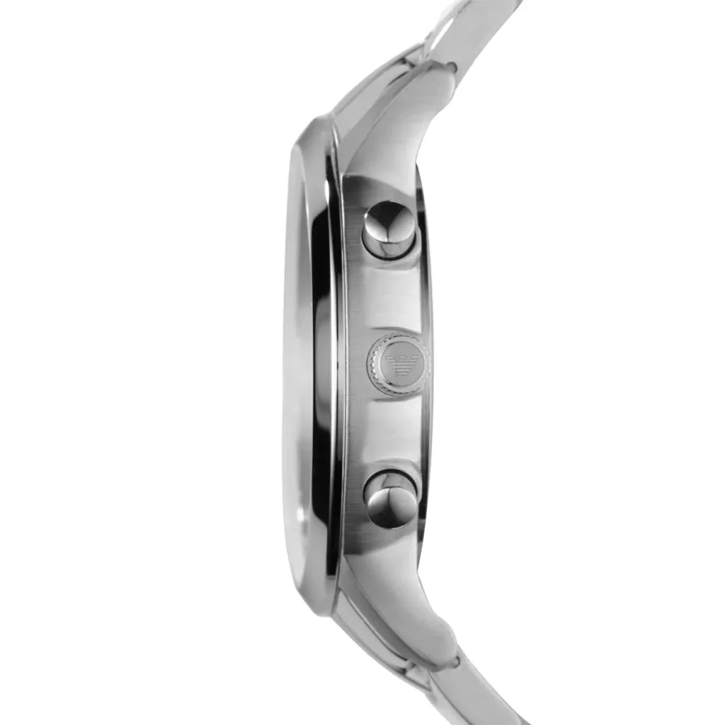 Emporio Armani Renato Uni Women’s Watch AR2459 – White Dial, Silver Stainless Steel, 39mm