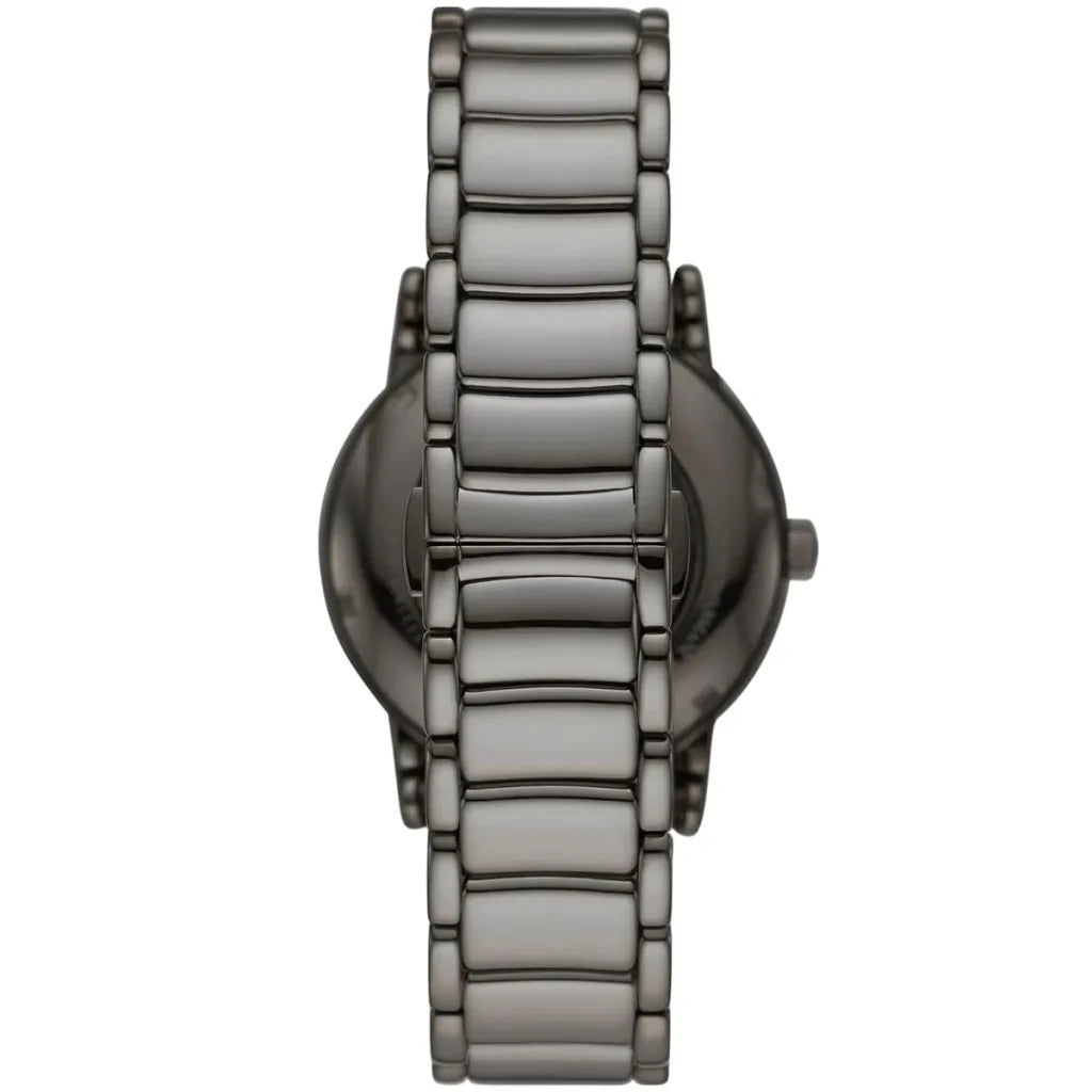 Emporio Armani Luigi Automatic Watch for Men AR60029 – Gray Dial, Stainless Steel Strap, 43mm
