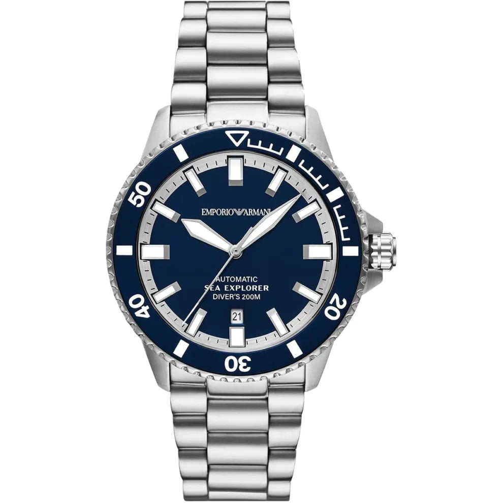 Emporio Armani Sea Explorer Automatic Blue | Model AR60087