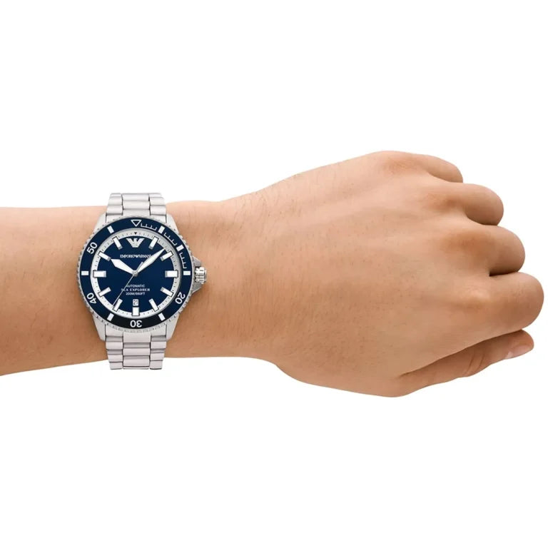 Emporio Armani Sea Explorer Automatic Blue | Model AR60087