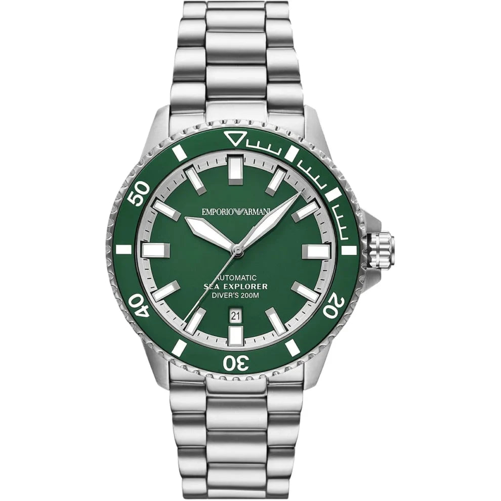 Emporio Armani Sea Explorer Automatic Green | Model AR60088