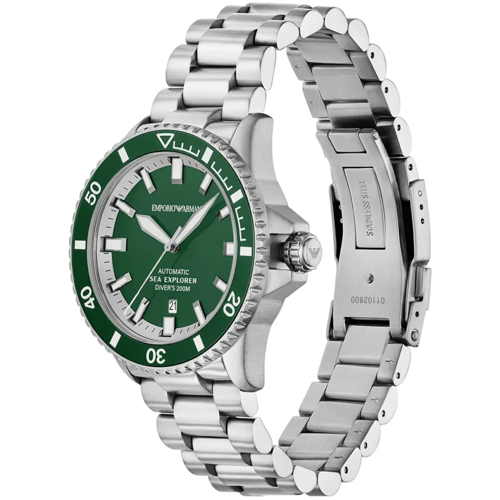 Emporio Armani Sea Explorer Automatic Green | Model AR60088