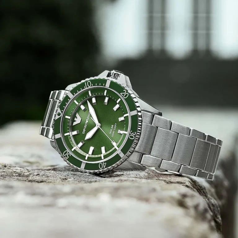 Emporio Armani Sea Explorer Automatic Green | Model AR60088