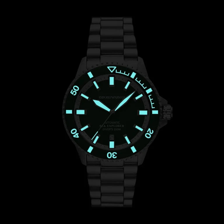 Emporio Armani Sea Explorer Automatic Green | Model AR60088
