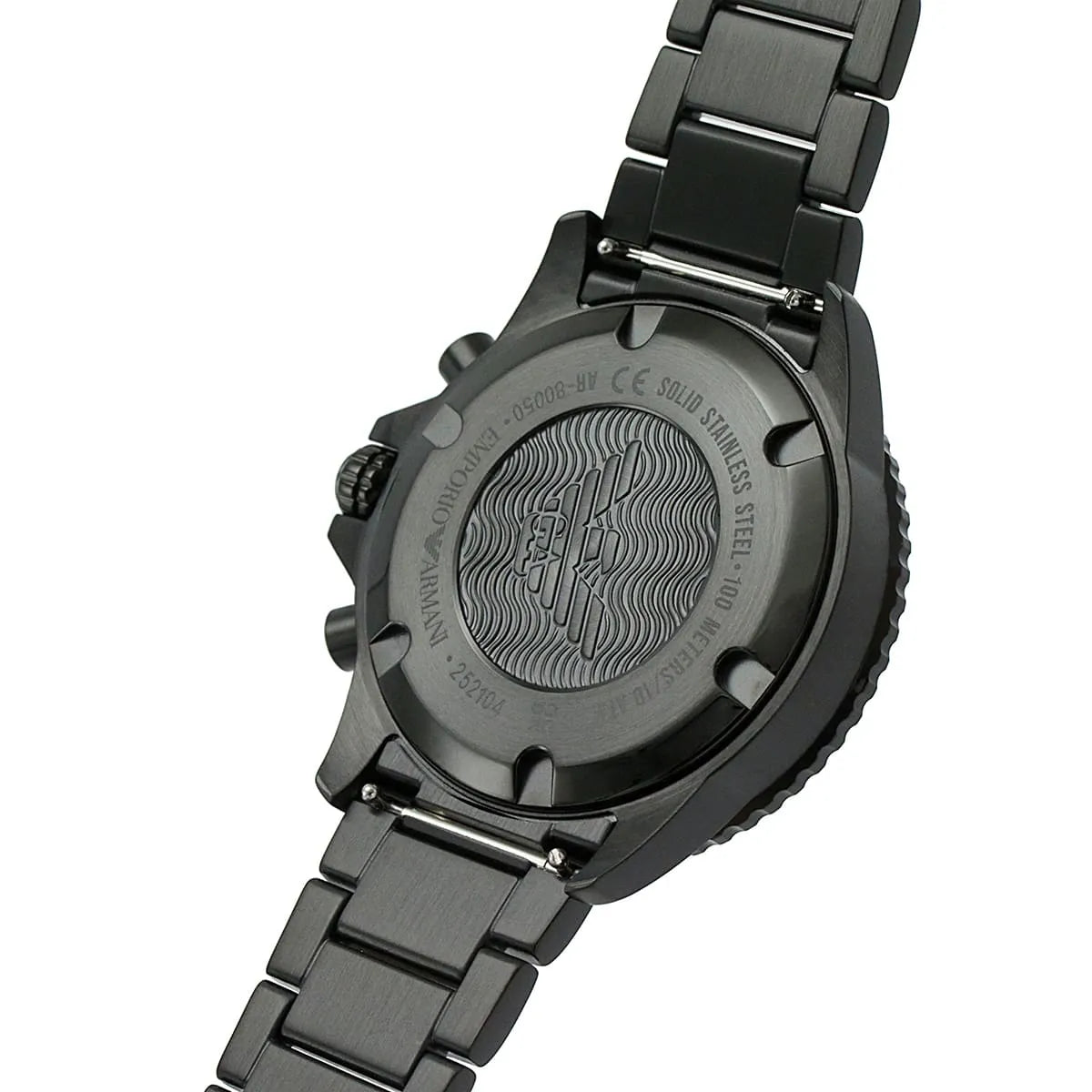 Emporio Armani AR80050 Men’s Analog Watch – 43mm Black Dial with Black Stainless Steel Strap | Diver Series