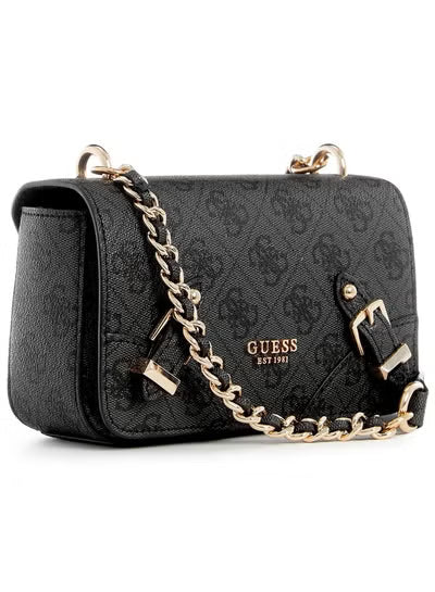 Guess Women’s Coal Black Crossbody Bag HWSG87 44780 – Sleek Compact Leather Design#200
