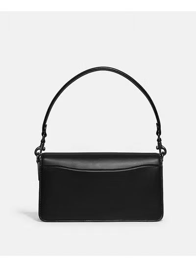 Coach Tabby Shoulder Bag 26 in Signature Canvas Black with Leather Trim – 91215#19