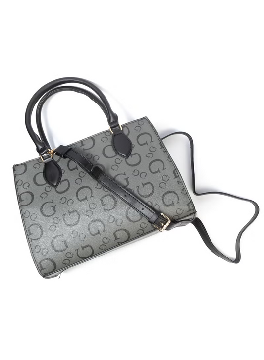 GUESS Oak Park Small Carryall Grey– Women’s Stylish Satchel Handbag JG823822